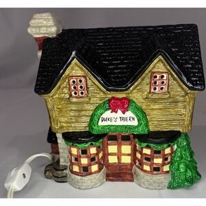🍺Christmas‎ Giant Duke's Tavern Christmas Village Light Up